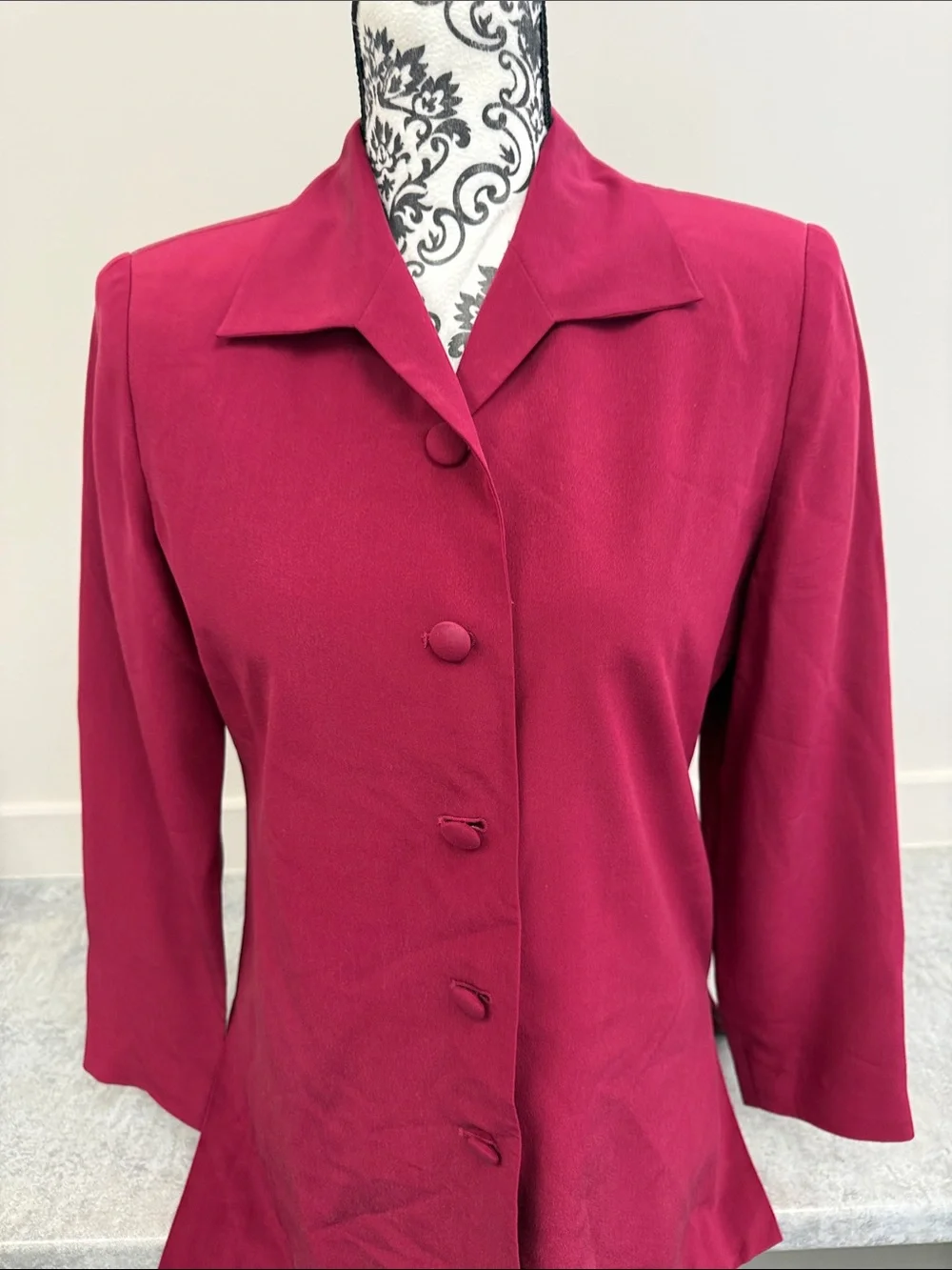 Vintage 90s‎ Patrick Petite Pure Silk Blazer sz 6p